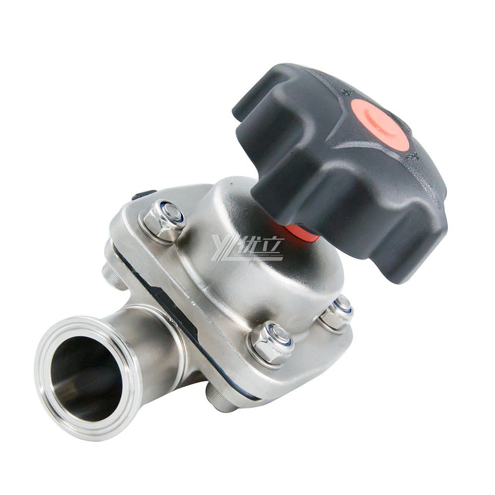 Stainless Steel Sanitary Manual Diaphragm Membrane Valve