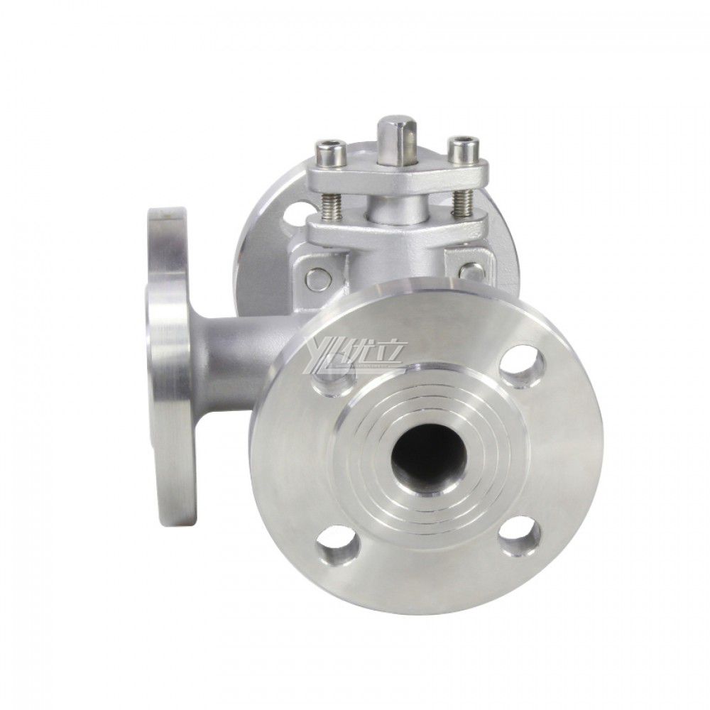 YOULI stainless steel ANSI 150LB 304 316 JIS 10K 16bar WCB 4 inch 6 inch manual Flanged three way Ball Valve