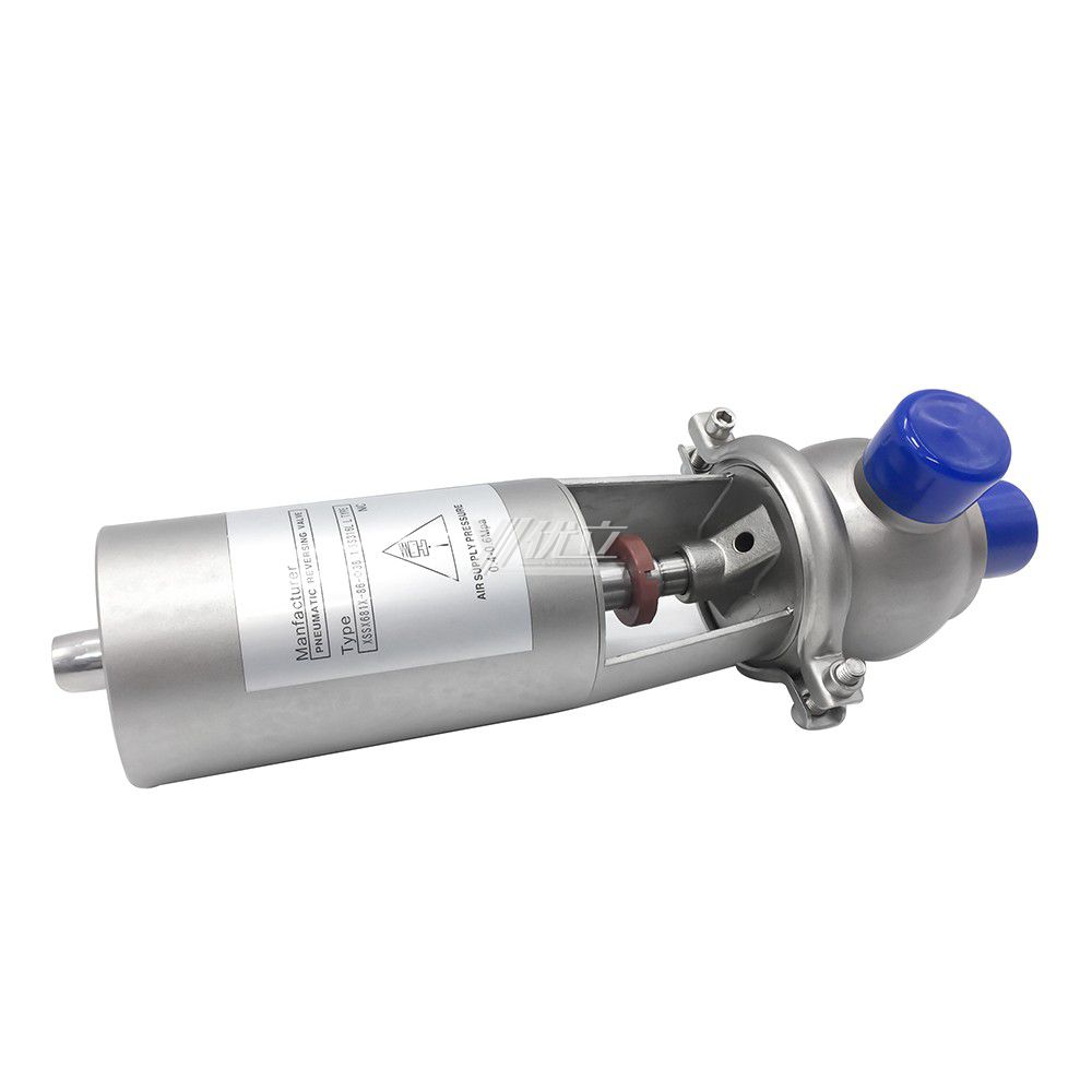 2" 50.8mm Stainless Steel Hygienic Single Seat Pneumatic Diversion Valve