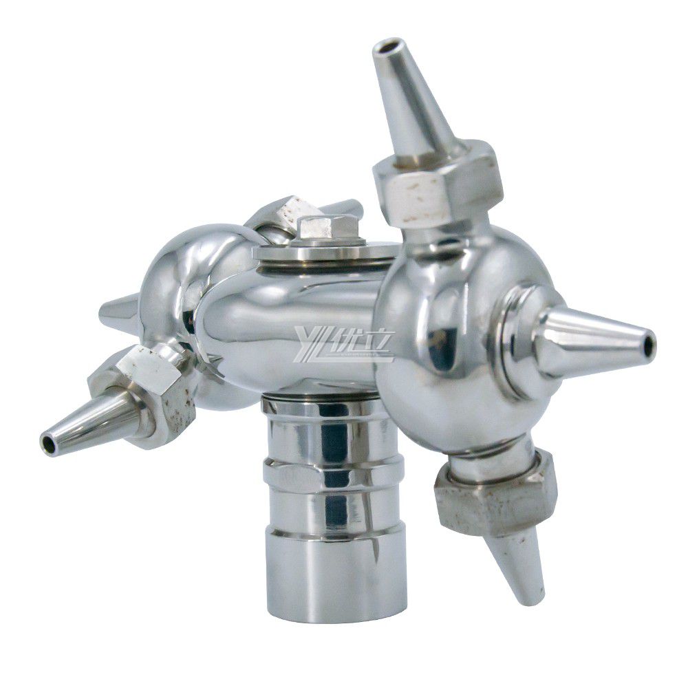 Stainless Steel SS304 Sanitary Female Thread Washing Nozzle