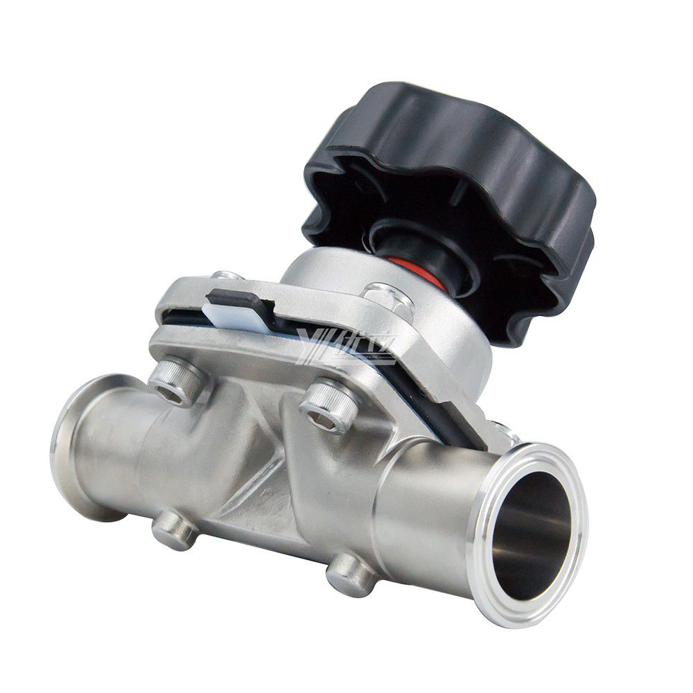 Stainless Steel Sanitary Manual Diaphragm Membrane Valve