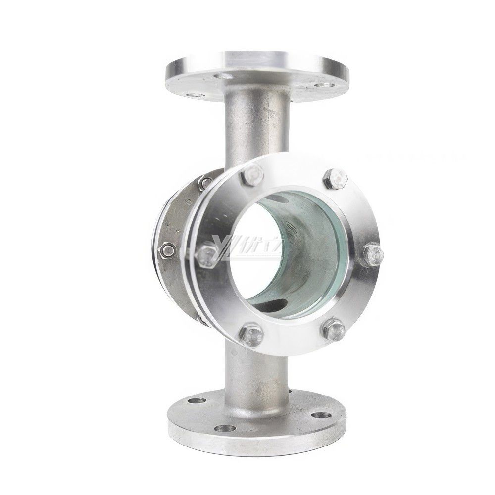YOULI Easy-to-Install Industry ANSI 150LB 304 316 Stainless Steel Ss JIS 10K 1.6mpa WCB Four Way Flange Mirror Sight Glass