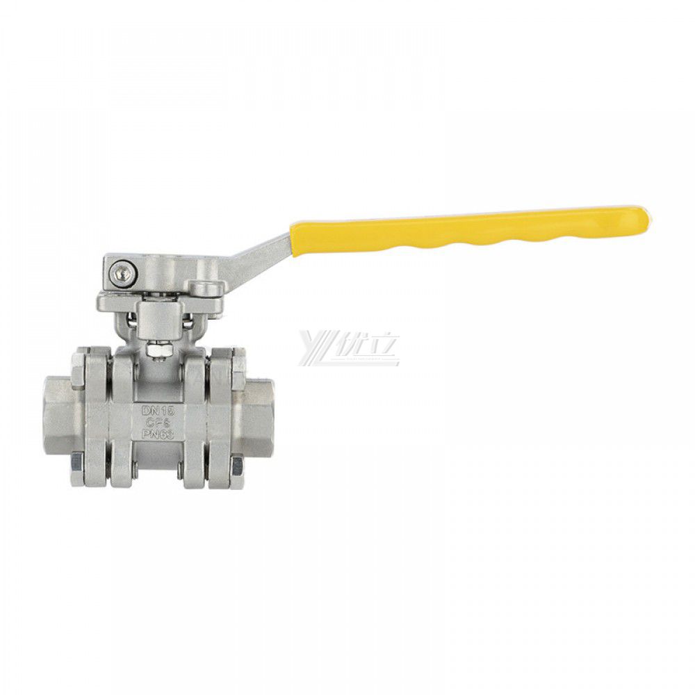 YOULI High Temperature  NPT BSP 2000wog PN63 Stainless Steel 304 316 Manual High Pressure 3PC Thread Ball Valve