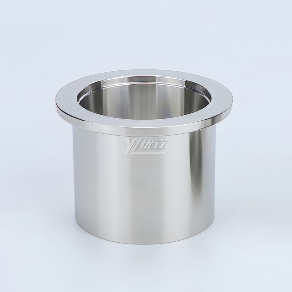YOULI Hygienic Food Grade Sanitary Stainless Steel 304 316L KF KF25 KF40 KF50 Pipe Weld Tri Clamp Vacuum Ferrule