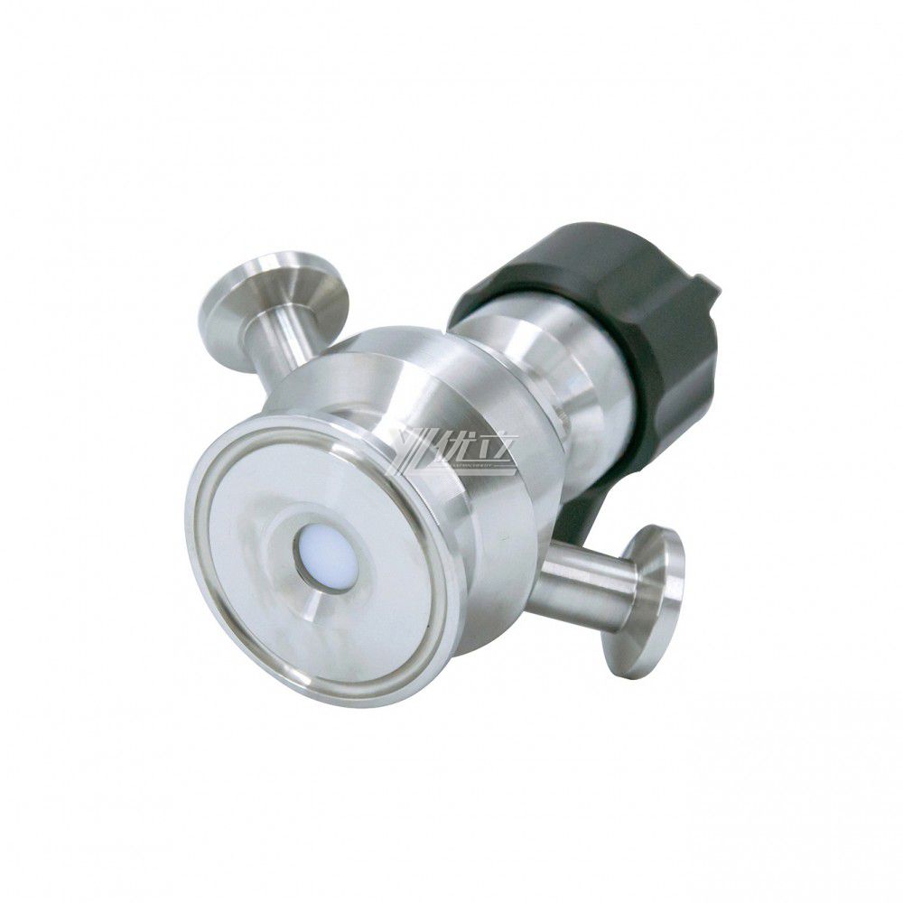 YOULI Hygienic Food Grade Sanitary Stainless Steel 304 316 Manual Pneumatic Plastic Handle Sterile Clamped Sample Valve