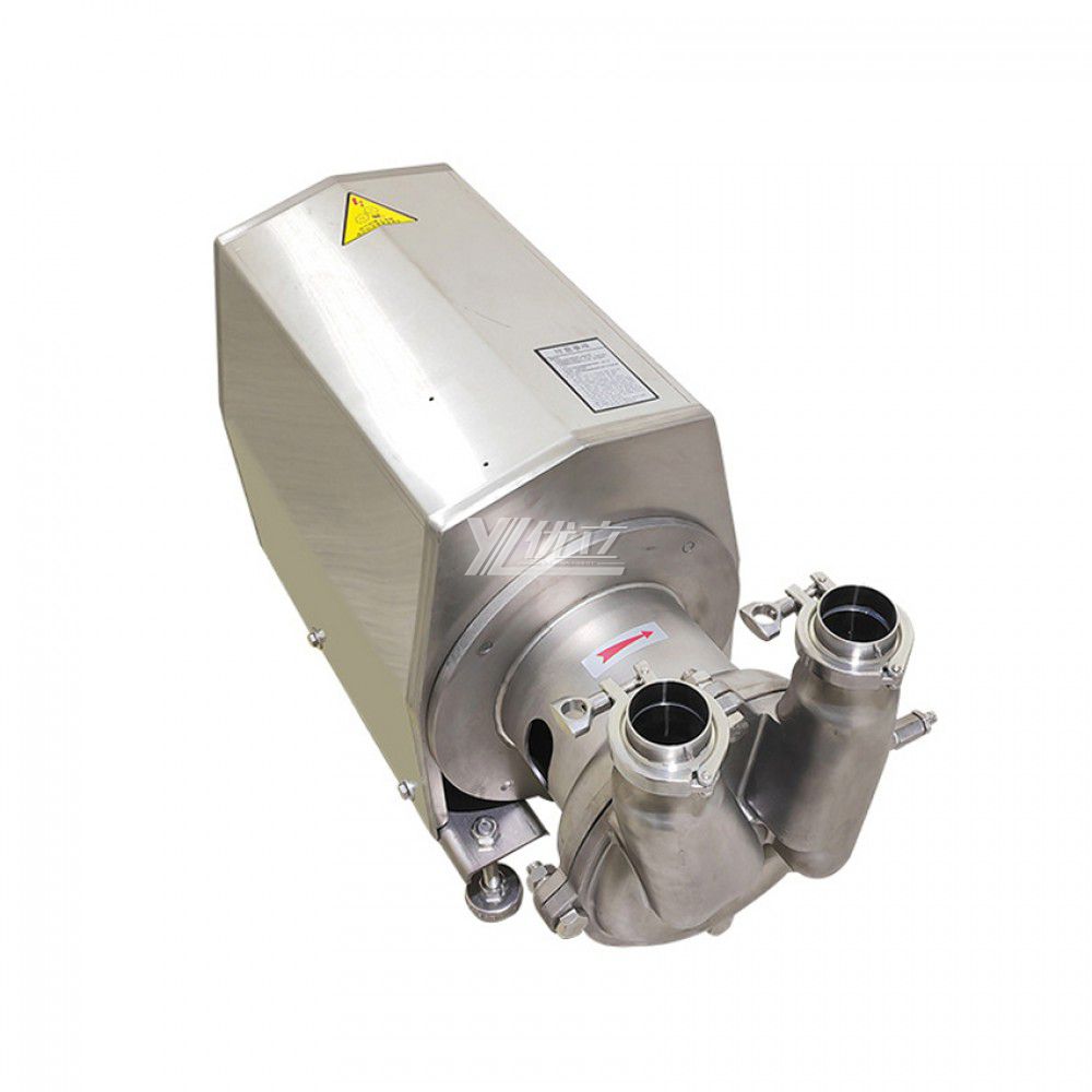 YOULI Hygienic Food Grade Stainless Steel 304 316L CIP Tri Clamp Double Head Sanitary  CIP-Self Priming Pump