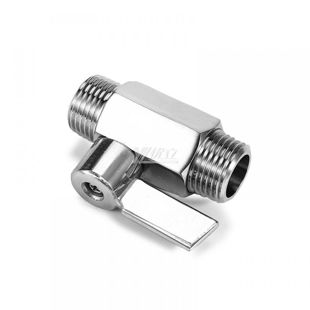YOULI Best-selling 1/8" 1/4" 3/8"  RC NPT BSP 1000WOG PN63 304 316 Stainless Steel Manual Mini Double Male Threaded Ball Valve