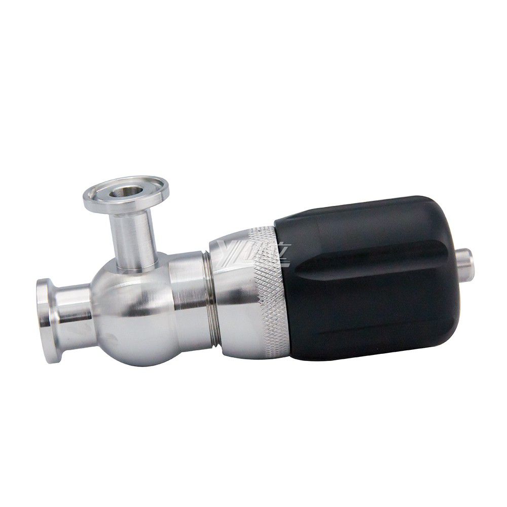 YOULI Best-in-Class Hygienic Food Grade Sanitary Stainless Steel 304 316L Tri Clamped Sanitary Mini Asepsis Safety Valve