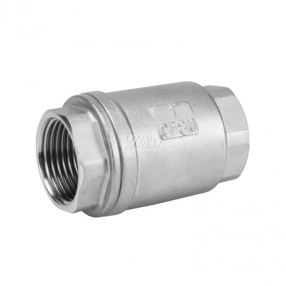 YOULI Stainless Steel High Temperature Steam Water Oil NPT BSP RC 1.6mpa H14W Vertical Type Female Threaded Screw Check Valve