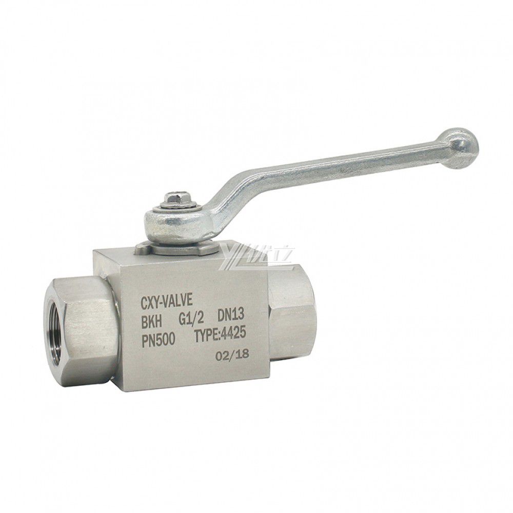 YOULI Hydraulic Pressure NPT BSP 6000psi PN320-500 Stainless Steel 304 316 WCB KHB High Pressure 2 Way  Female Thread Ball Valve