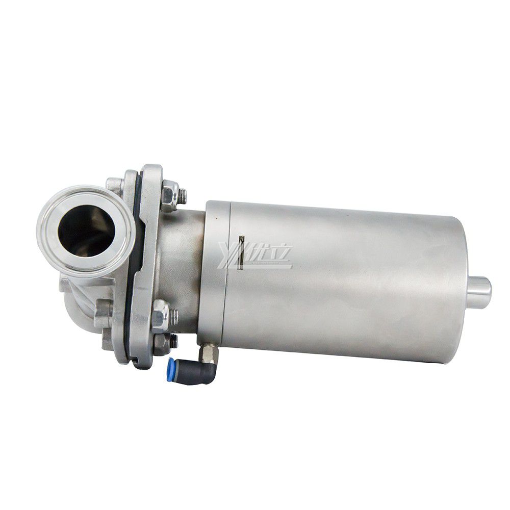 SS316L Clamping Diaphragm Valves with Stainless Steel Pneumatic Head