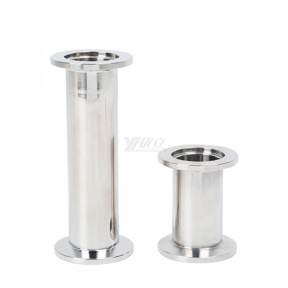 YOULI Food Grade Sanitary Stainless Steel 304 SS316L KF16 KF25 KF40 100-4000mm Tri-clamp Pipe Fitting Vacuum Straight Fittings