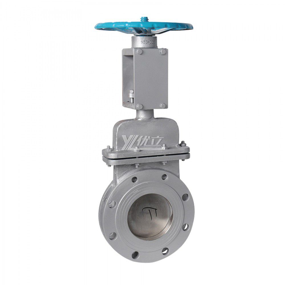 YOULI Stainless Steel ANSI 150LB  304 316 JIS 10K-20K 1.6mpa WCB Non-rising Stem Manual Flange Knife Gate Valve
