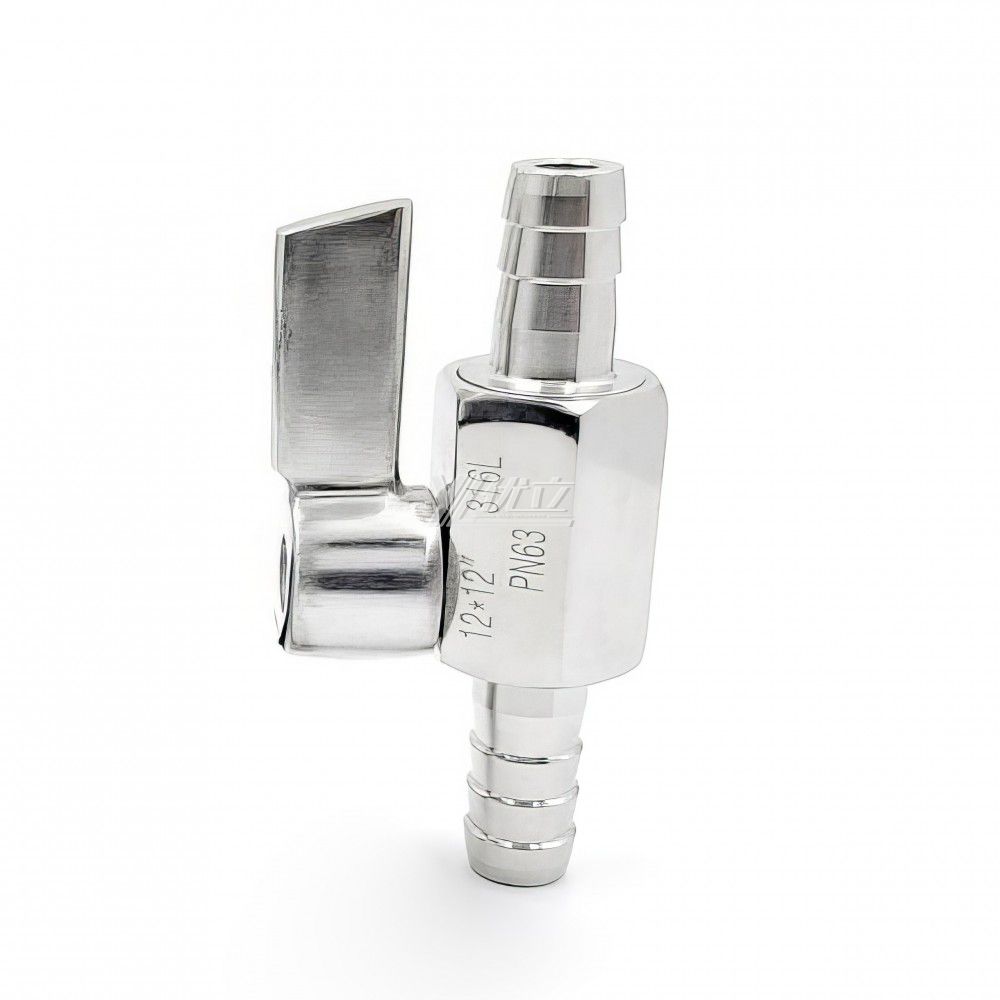 YOULI 1/8" 1/4" NPT BSP 1000WOG PN63 304 316 all Stainless Steel Manual Hose Connector Pagoda Mini Ball Valve