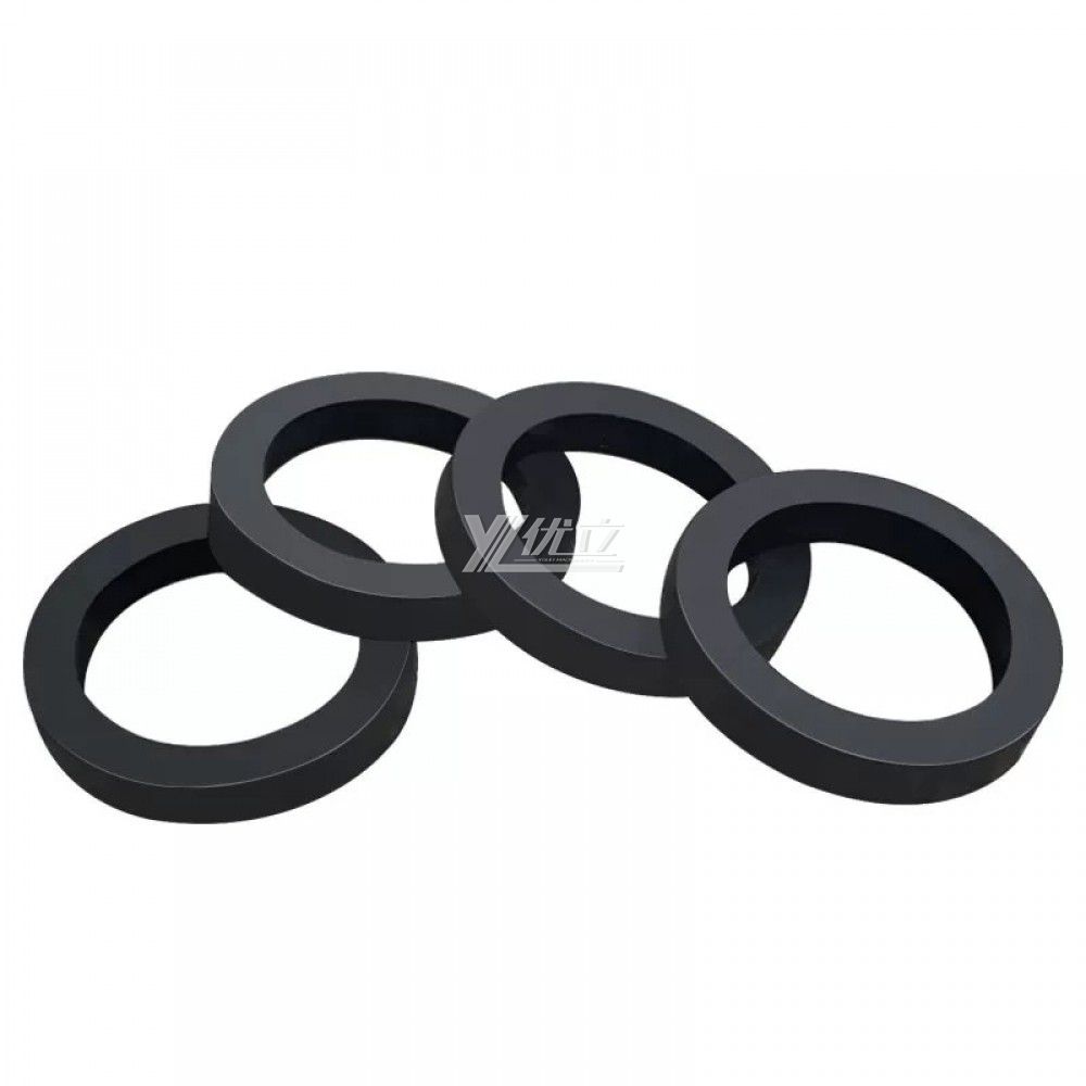 YOULI Hygienic Food Grade Customized White Pipe Sanitary Tri Clamp FKM VITON Union Gasket