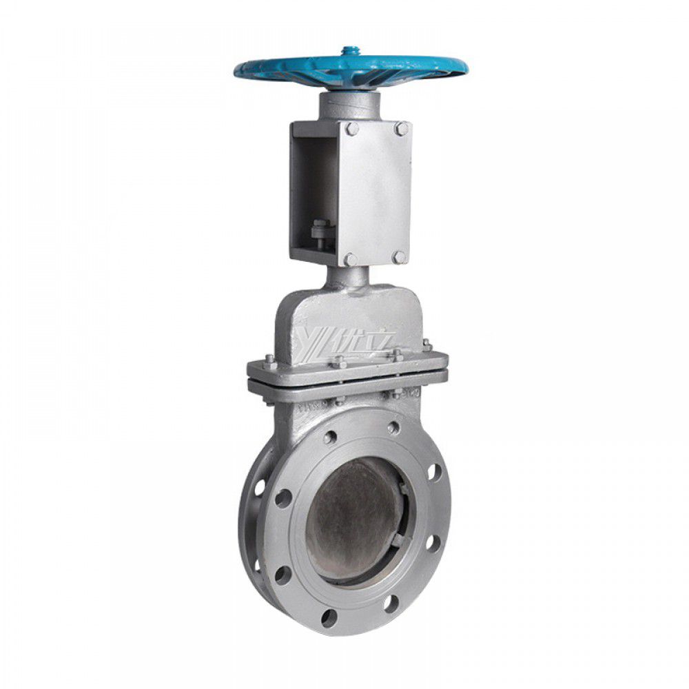 YOULI Stainless Steel ANSI 150LB  304 316 JIS 10K-20K 1.6mpa WCB Non-rising Stem Manual Flange Knife Gate Valve