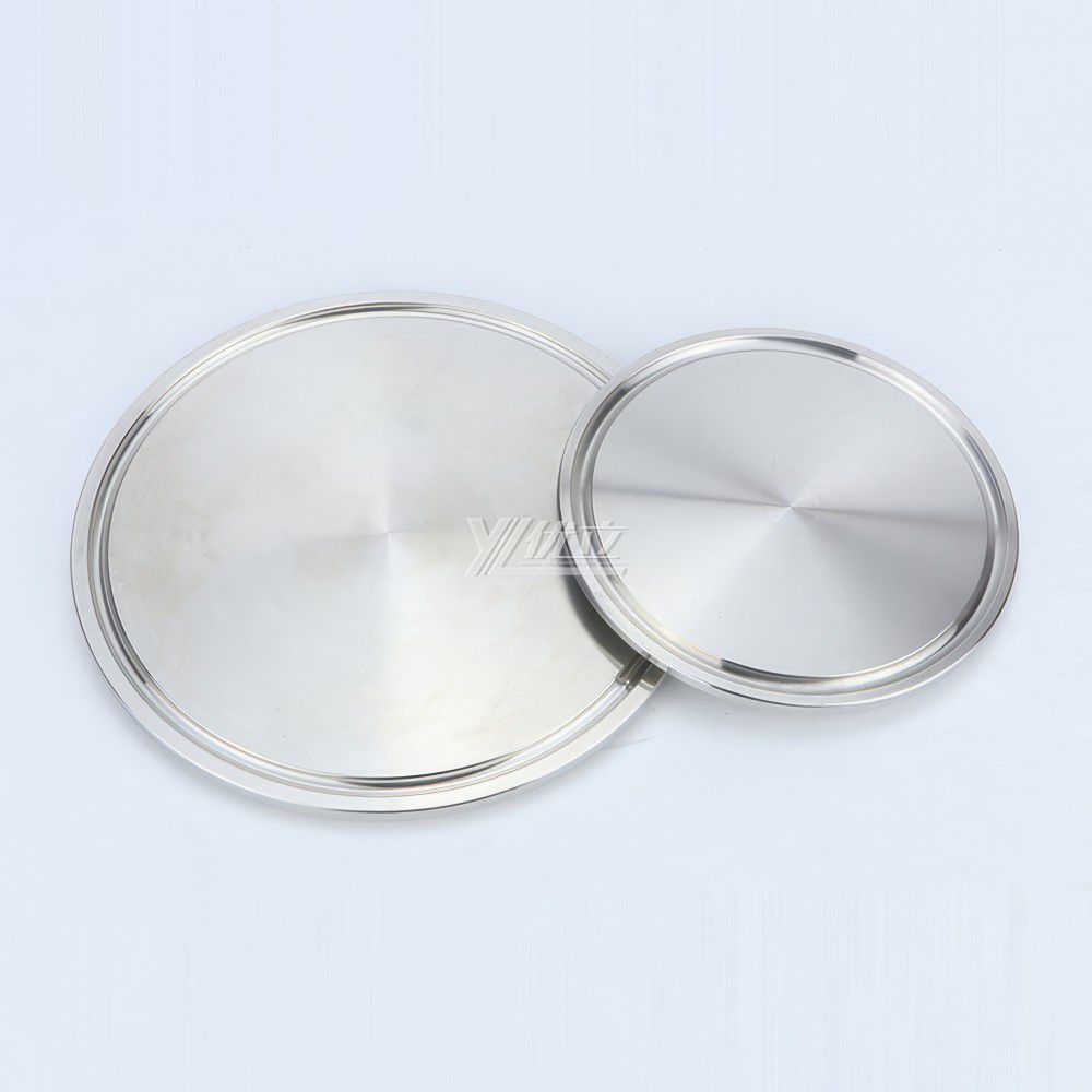 YOULI Best-in-Class Hygienic Food Grade Sanitary Stainless Steel 304 316L SMS 3A DIN ISO 1.5 Inch Pipe Tri-clamp Blind Cap