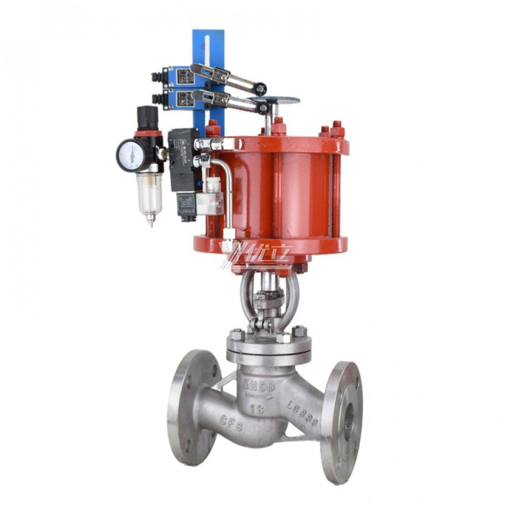 YOULI High Quality High Temperature Steam ANSI 150LB 304 316 Stainless Steel 1.6mpa WCB Pneumatic Actuator Flanged Globe Valve