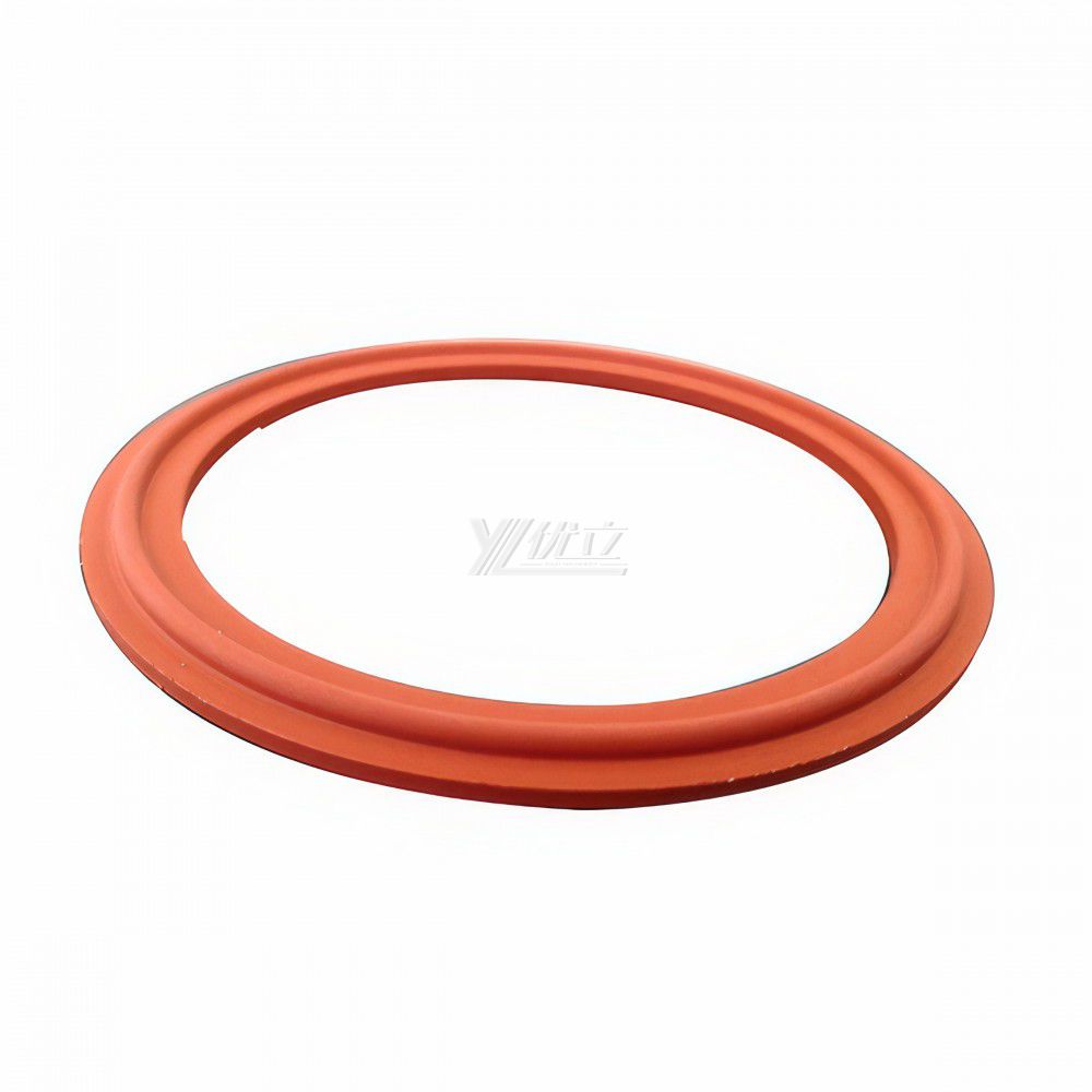 YOULI Good Quality Hygienic Food Grade Customized Pipe Sanitary Detect Tri Clamp Red EPDM Gasket