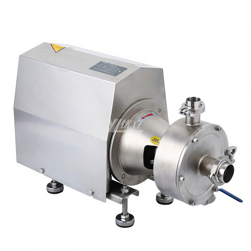 YOULI Hygienic Food Grade Stainless Steel 304 316L Sanitary Pipeline High-shear Dispersed Emulsion Single Level Emulsion Pump