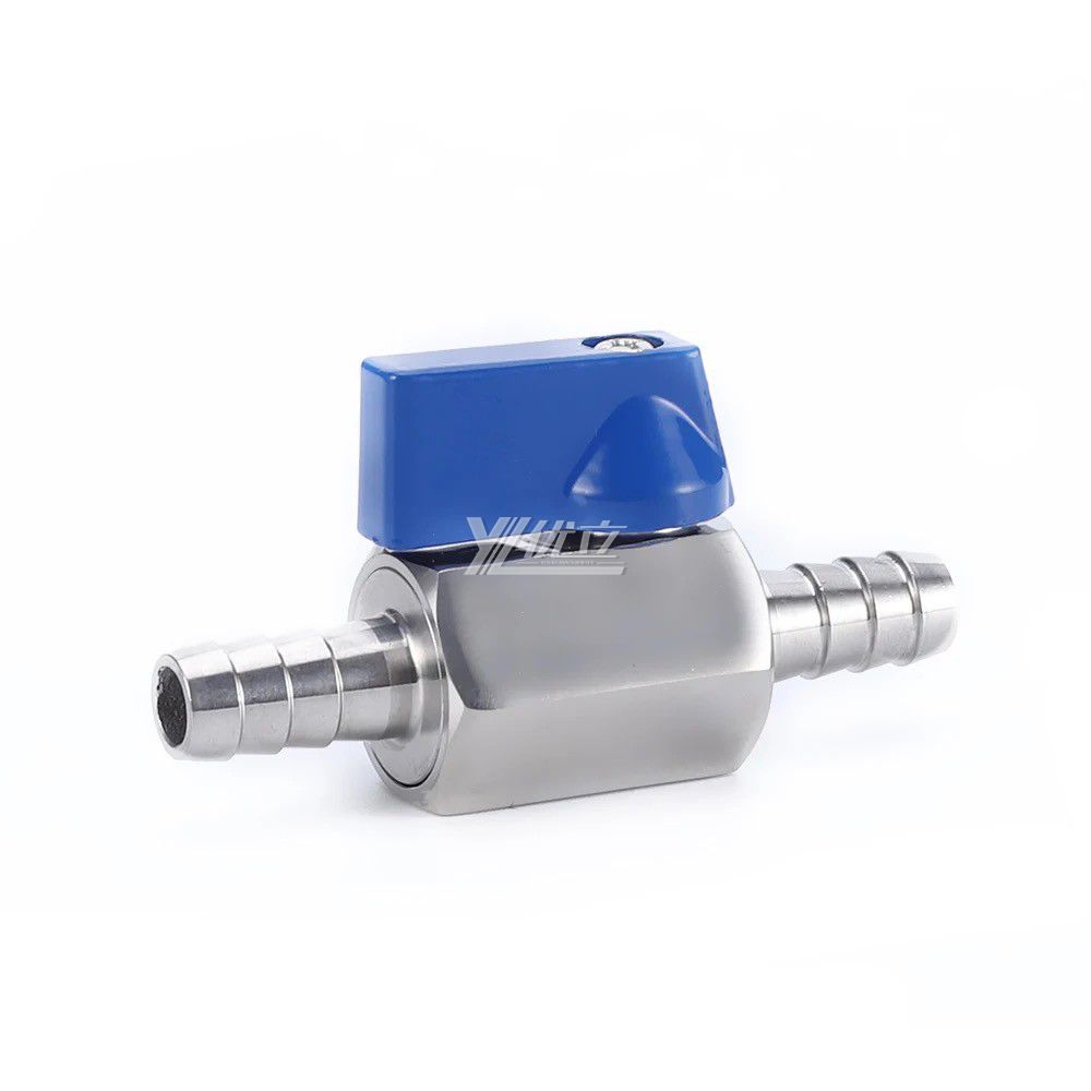 YOULI 1/8" 1/4" NPT BSP 1000WOG PN63 304 316 Stainless Steel Manual Hose Connector Pagoda Mini Ball Valve