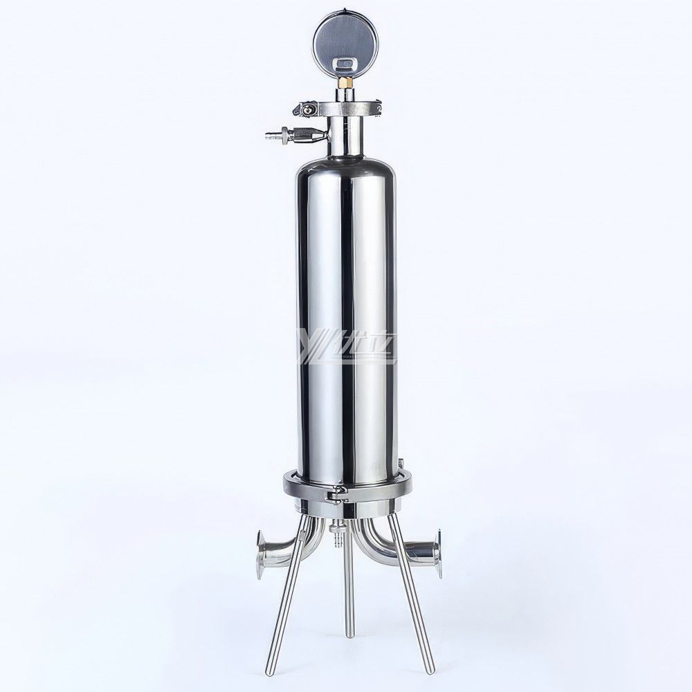 YOULI Hygienic Food Grade SS 304 316L Stainless Steel Milk Beer Honey Single Microporous Membrane Filter