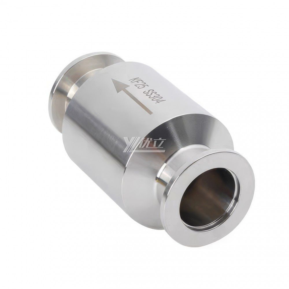 YOULI Hygienic Food Grade Sanitary Stainless Steel Non Return Valve Vacuum Check Valve