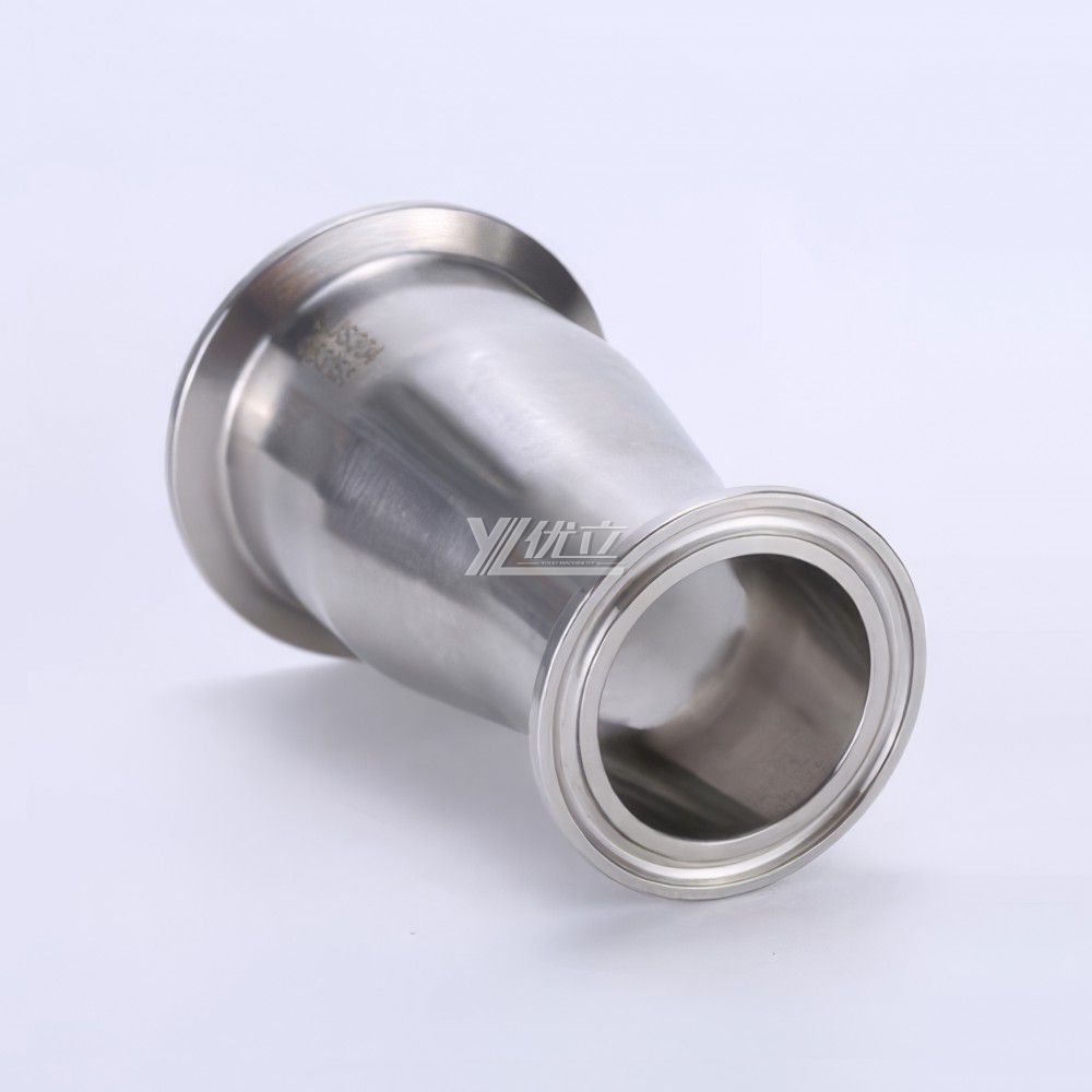 YOULI Hygienic Food Grade Sanitary Stainless Steel 304 SS316L 3A SMS DIN ISO Welded Pipe Fitting Concentric Clamped Reducer
