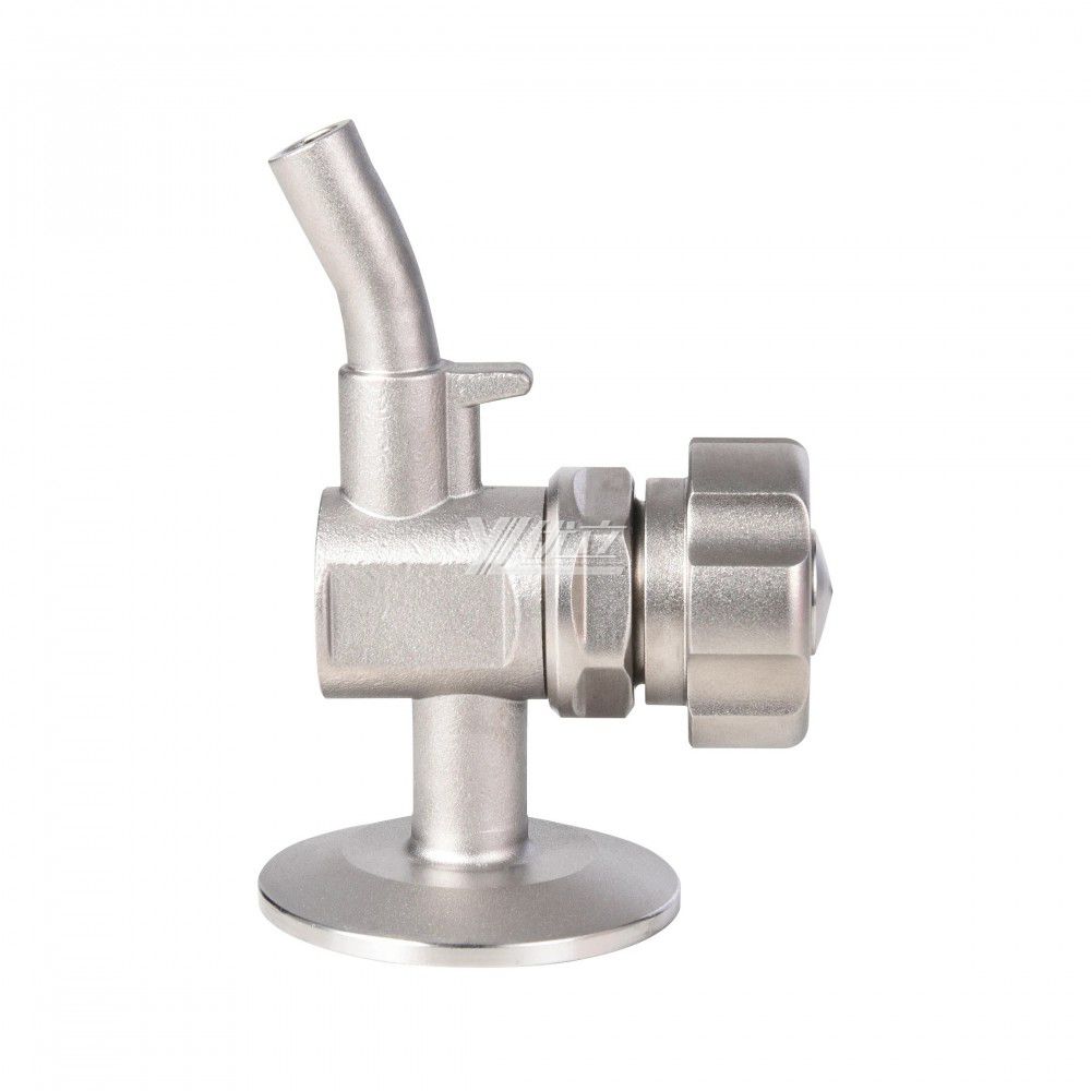 YOULI Hygienic Food Grade Sanitary Stainless Steel 304 316L Tri Clamped Manual Beer Fermentation Clamped Sample Valve