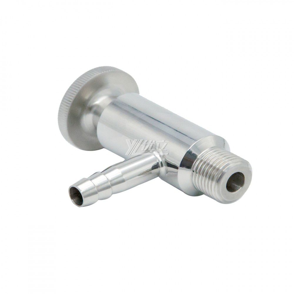 YOULI Professional Manufacture Hygienic Food Grade Sanitary Medical Stainless Steel 304 316L Manual Male Threaded Sample Valve
