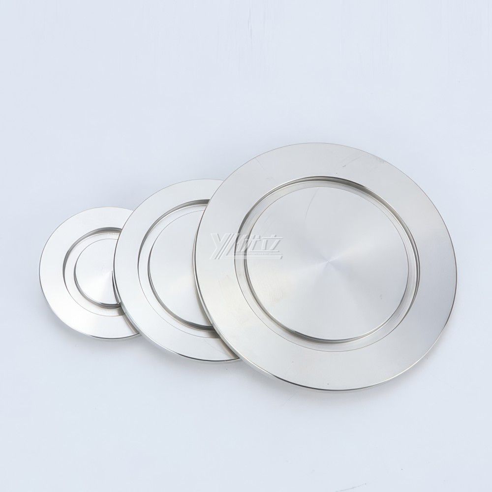 YOULI Hygienic Food Grade Sanitary Stainless Steel 304 SS316L KF25 KF40 KF50 Tri-clamp Pipe Fitting Vacuum Blind Plate