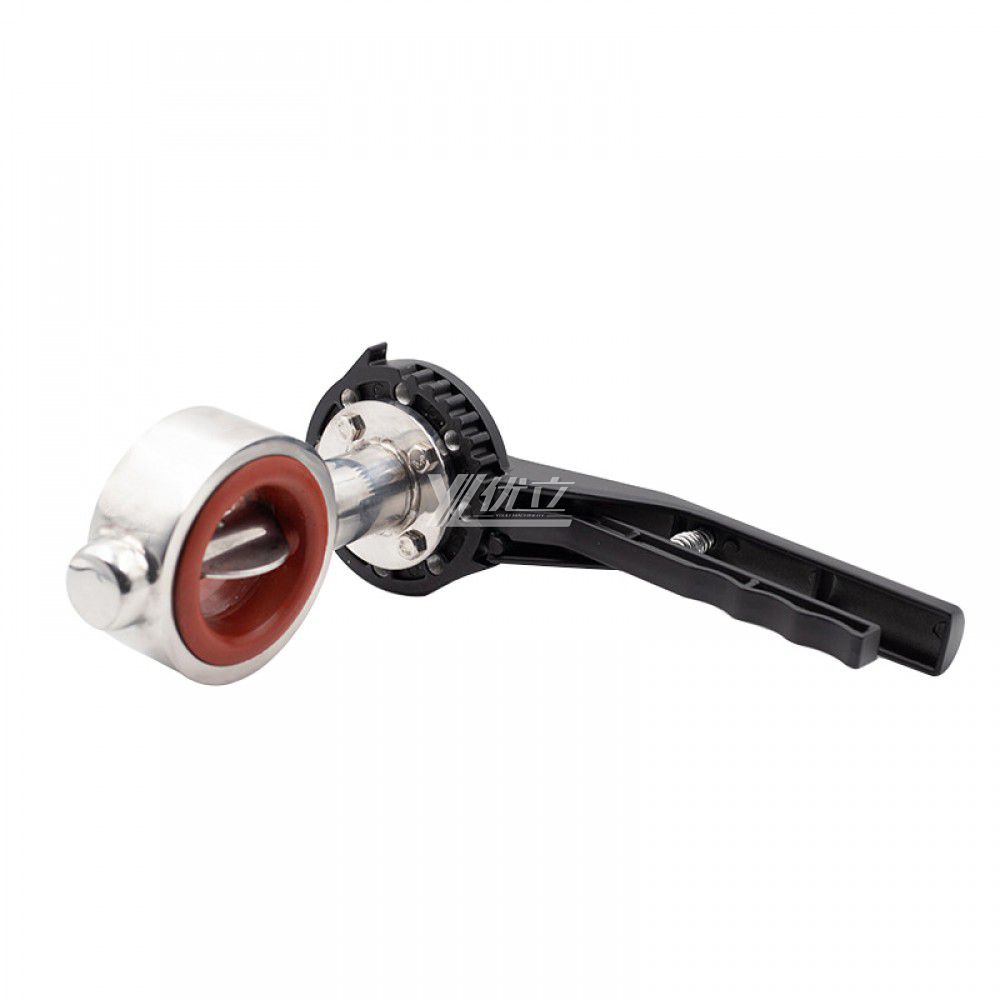 YOULI Hygienic Food Grade Stainless Steel 3A/SMS/DIN 304 316 Silicon Duckbill Handle Sanitary Manual Wafer Butterfly Valve