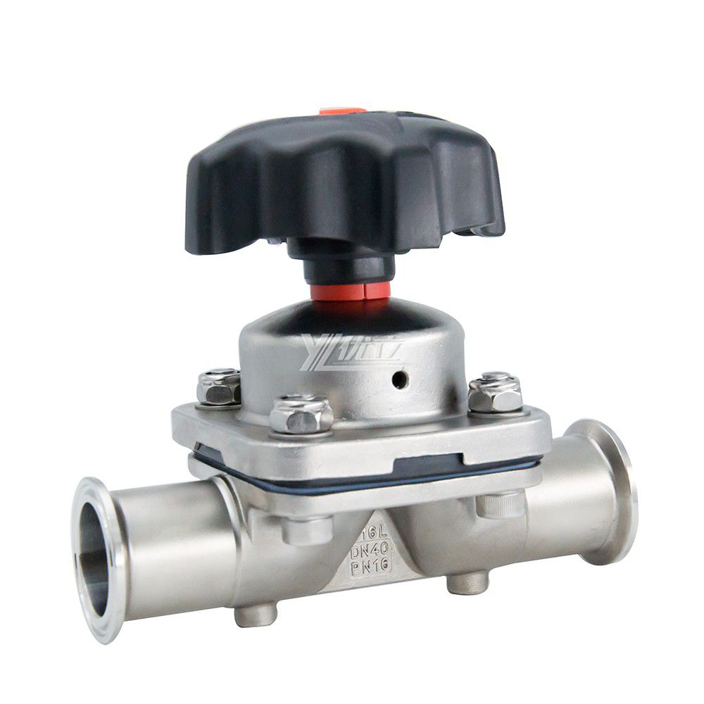 Stainless Steel Sanitary Manual Diaphragm Membrane Valve