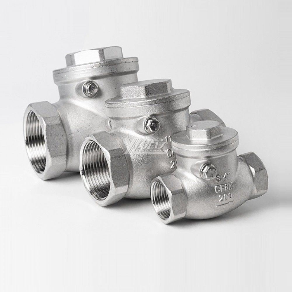 YOULI Stainless Steel High Temperature Steam NPT BSP RC 1.6mpa H14W 304 316 Horizontal Type Female Threaded Screw Check Valve