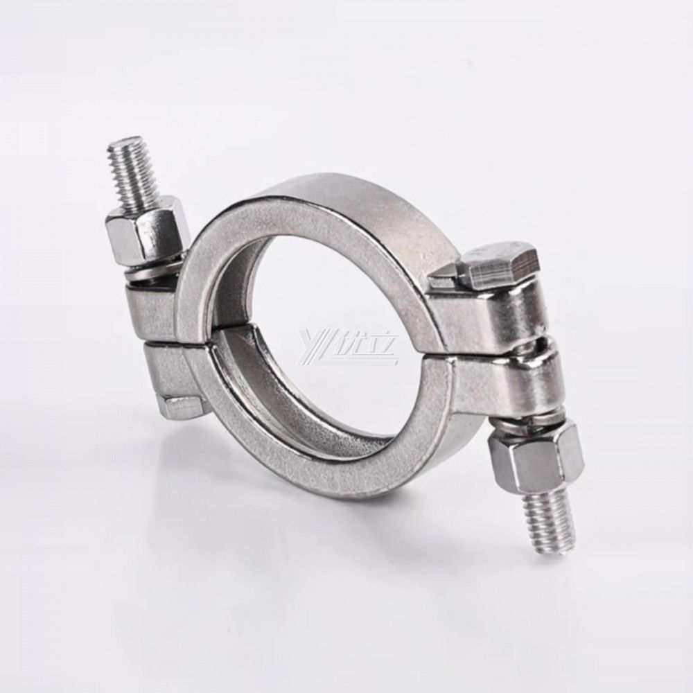 YOULI Hygienic Food Grade Sanitary Stainless Steel 304 SS316L DIN SMS 3A Tri-clamp Pipe Fitting High Pressure Pin Clamp