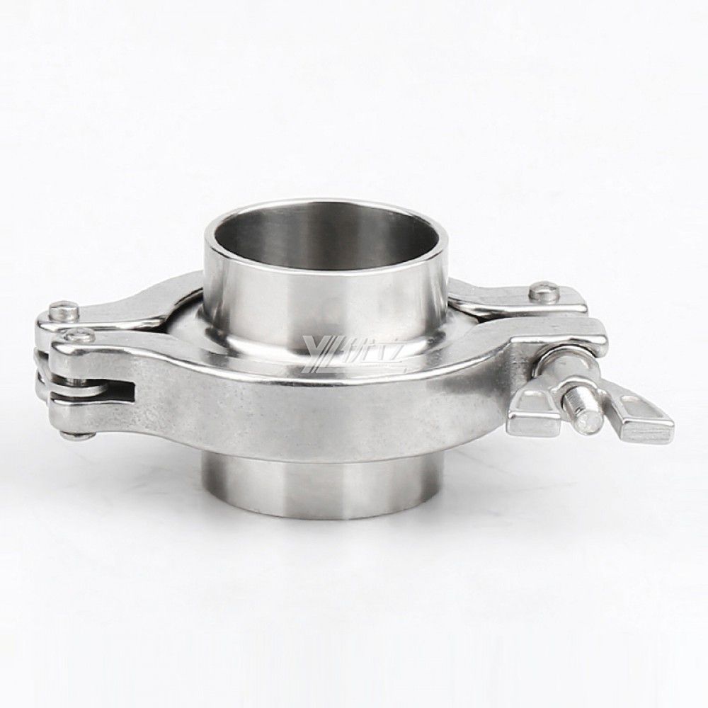 YOULI Hygienic Food Grade Sanitary Stainless Steel 304 SS316L Clamp KF KF25 KF40 Pipe Fitting Complete Sets Vacuum Ferrule