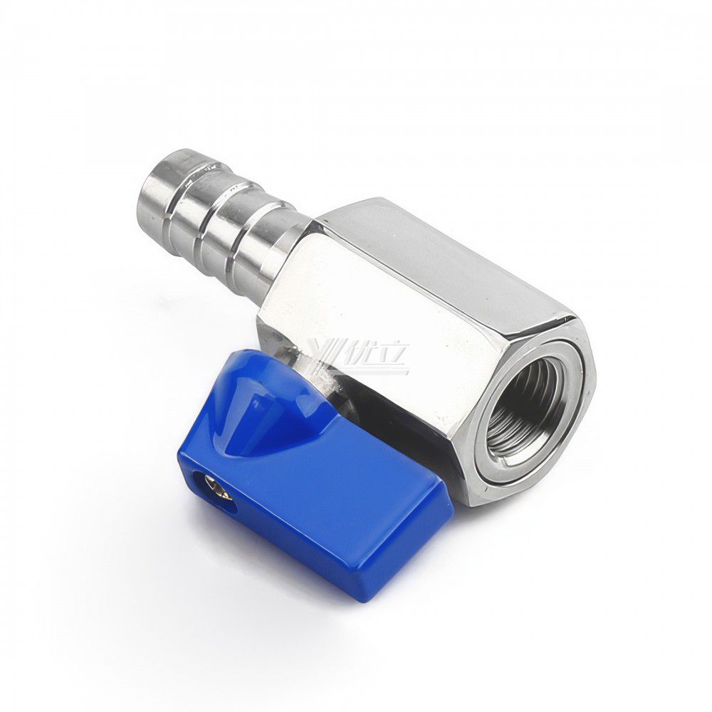 YOULI 1/8" 1/4" NPT BSP 1000WOG PN63 304 316 Stainless Steel Manual Hose Connector Pagoda Female Threaded Mini Ball Valve