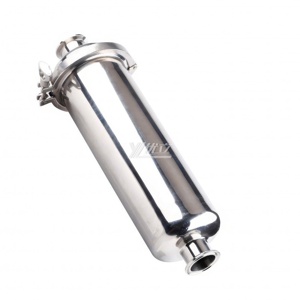 YOULI Top-Quality Hygienic Food Grade SS 304 316L Stainless Steel Milk Beer Honey Sanitary Straight Tri Clamped Strainer  Filter