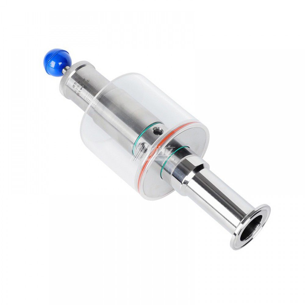 YOULI Hygienic Food Grade Sanitary Stainless Steel 304 316L Tri Clamped Vertical Water Seal Type Exhaust Valve Vent Valve