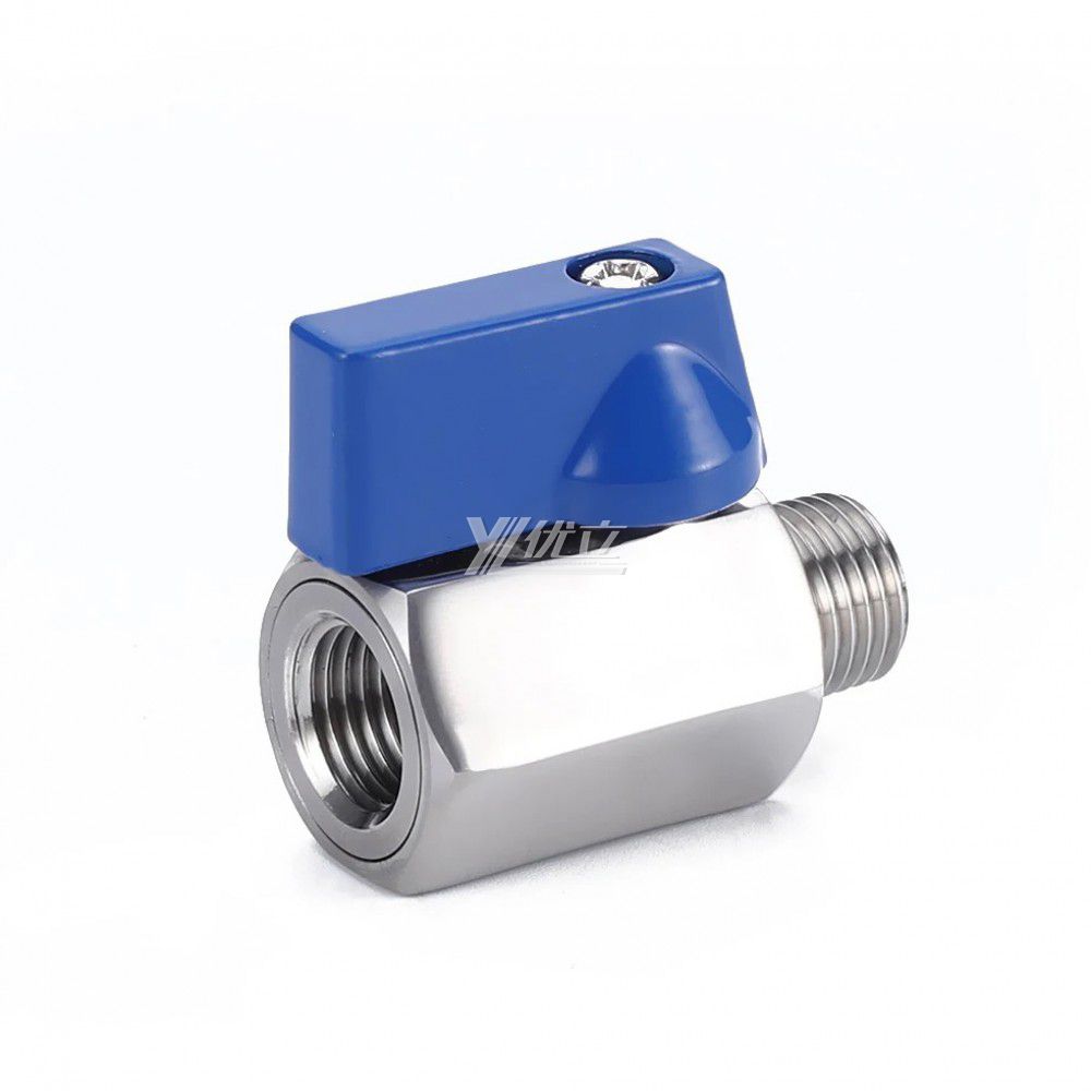YOULI NPT BSP 1000PSI High Pressure PN63 Stainless Steel  304 316 Manual 1/4" Male and Female Threaded Mini Ball Valve