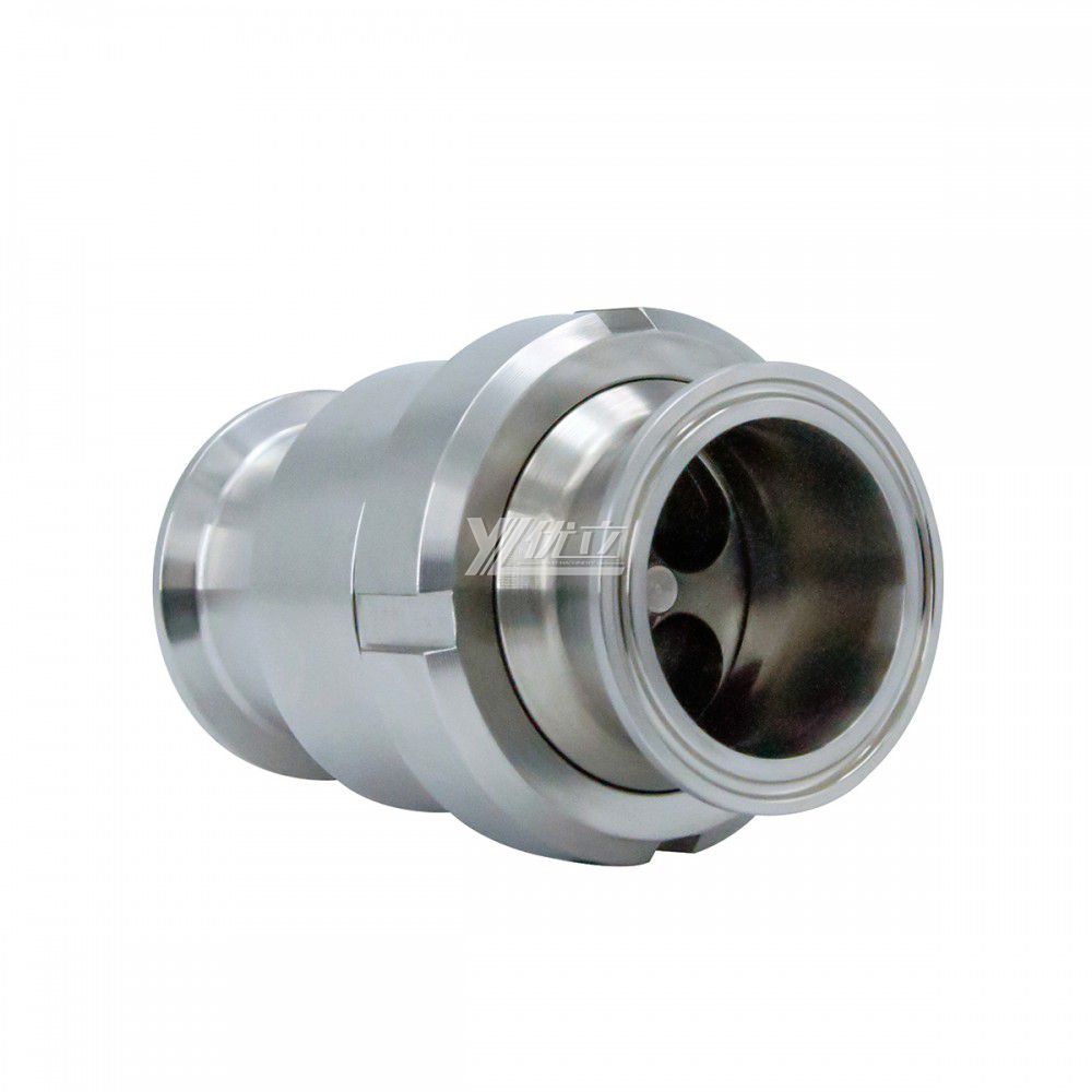 YOULI Hygienic Food Grade Sanitary Stainless Steel SS304 with Union Non-return Tri Clamped Check Valve