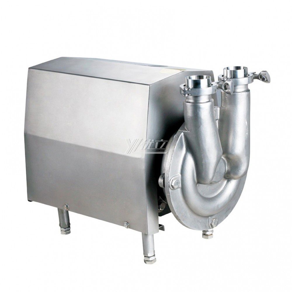 YOULI Hygienic Food Grade Stainless Steel 304 316L CIP Tri Clamp Double Head Sanitary  CIP-Self Priming Pump