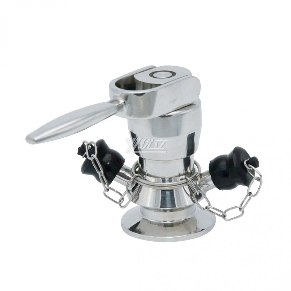 YOULI Hygienic Food Grade Sanitary Stainless Steel 304 316L Tri Clamped Manual Quickly Open Type Sterile Sample Valve