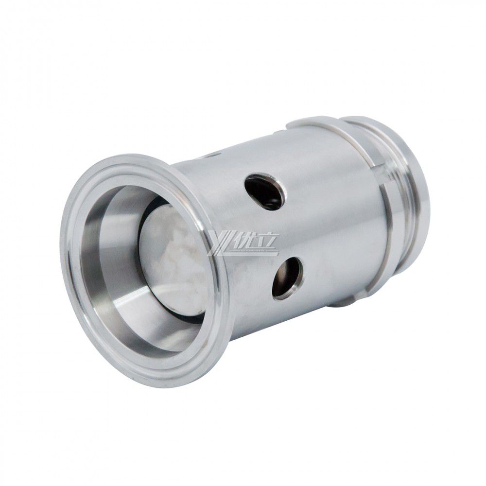 YOULI Hygienic Food Grade Sanitary Stainless Steel 304 316L Tri Clamped  Automatic Adjustable Breathing Valve