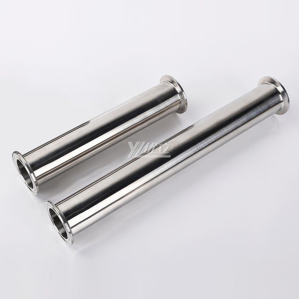 YOULI Food Grade Sanitary Stainless Steel 304 SS316L100-4000mm SMS DIN ISO 3A Pipe Fitting Tri-clamp Straight Fittings