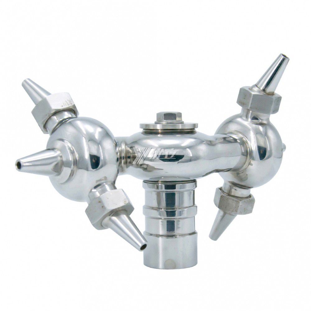 YOULI Food Grade Sanitary 360 Degree CIP Nozzle Tank Cleaning Stainless Steel 304 SS316L Threaded Rotary Cleaning Spray Ball