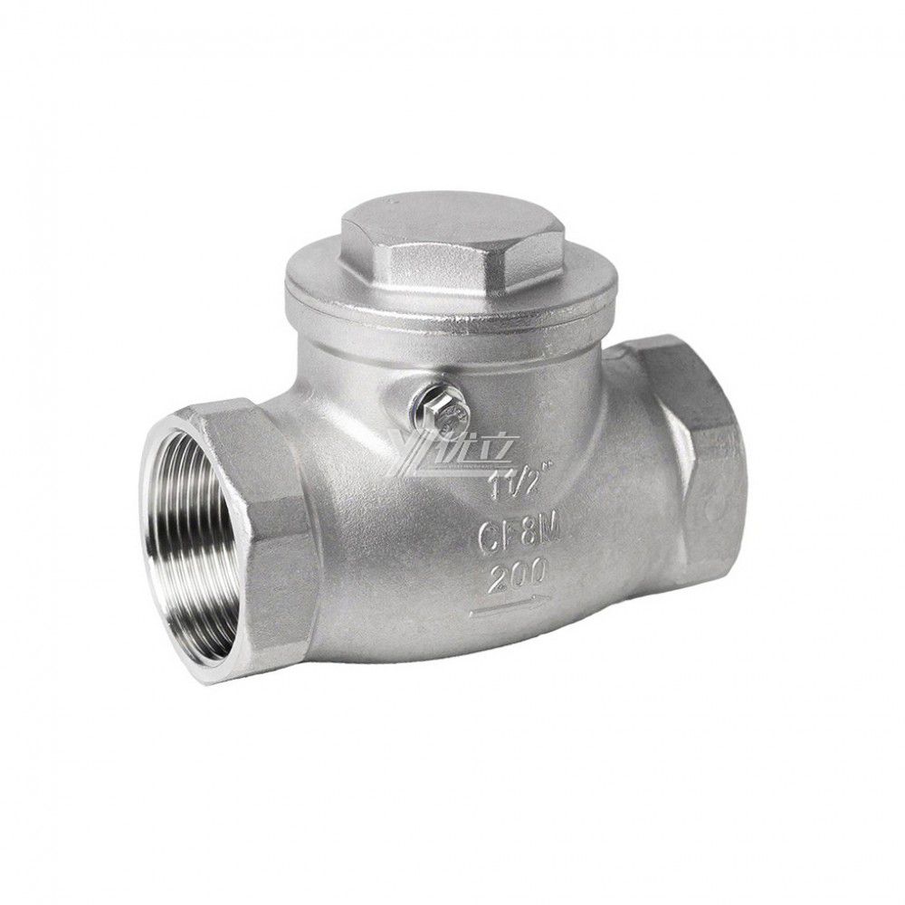 YOULI Stainless Steel High Temperature Steam NPT BSP RC 1.6mpa H14W 304 316 Horizontal Type Female Threaded Screw Check Valve