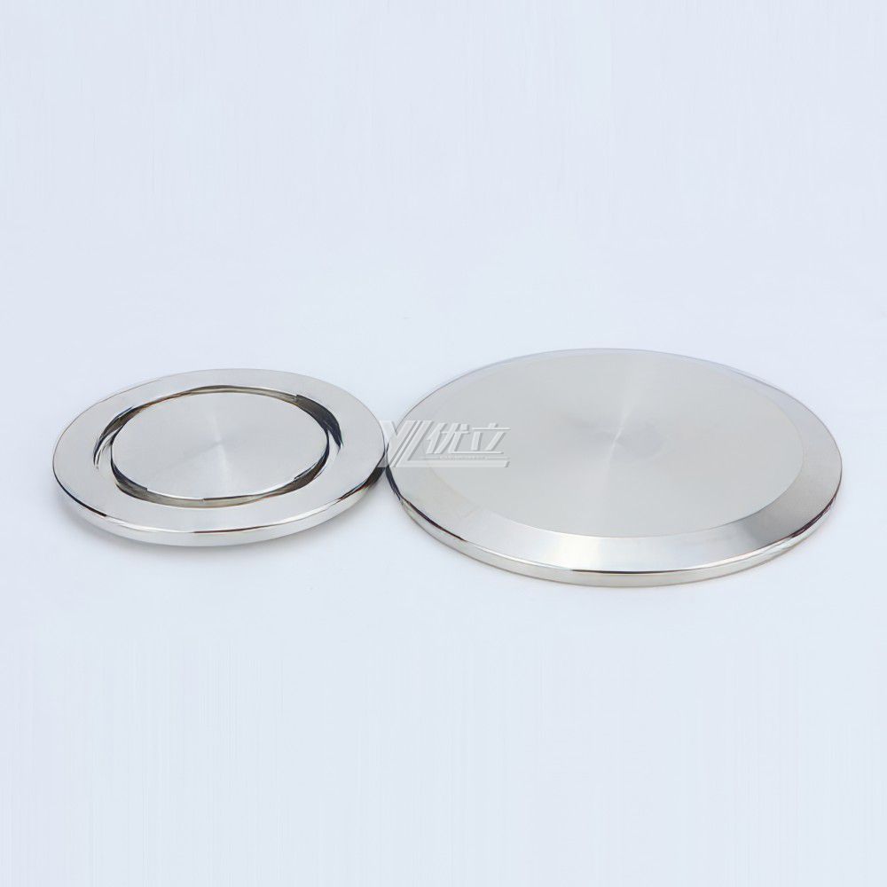 YOULI Hygienic Food Grade Sanitary Stainless Steel 304 SS316L KF25 KF40 KF50 Tri-clamp Pipe Fitting Vacuum Blind Plate