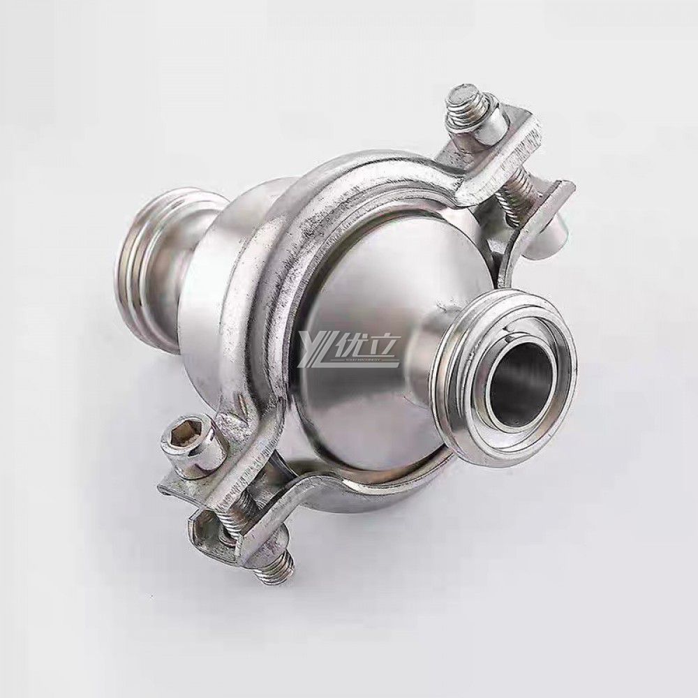 YOULI Hygienic Food Grade Sanitary Stainless Steel SMS Male Threading Check Valves