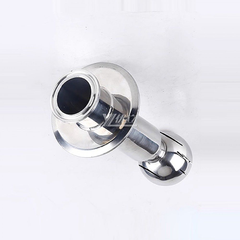 YOULI Food Grade Sanitary CIP Bolted Tank Cleaning Stainless Steel 304 SS316L Double Clamped Nozzle Rotary Cleaning Spray Ball